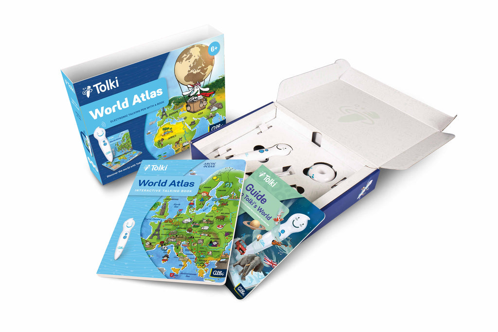 Tolki pen + World Atlas bog