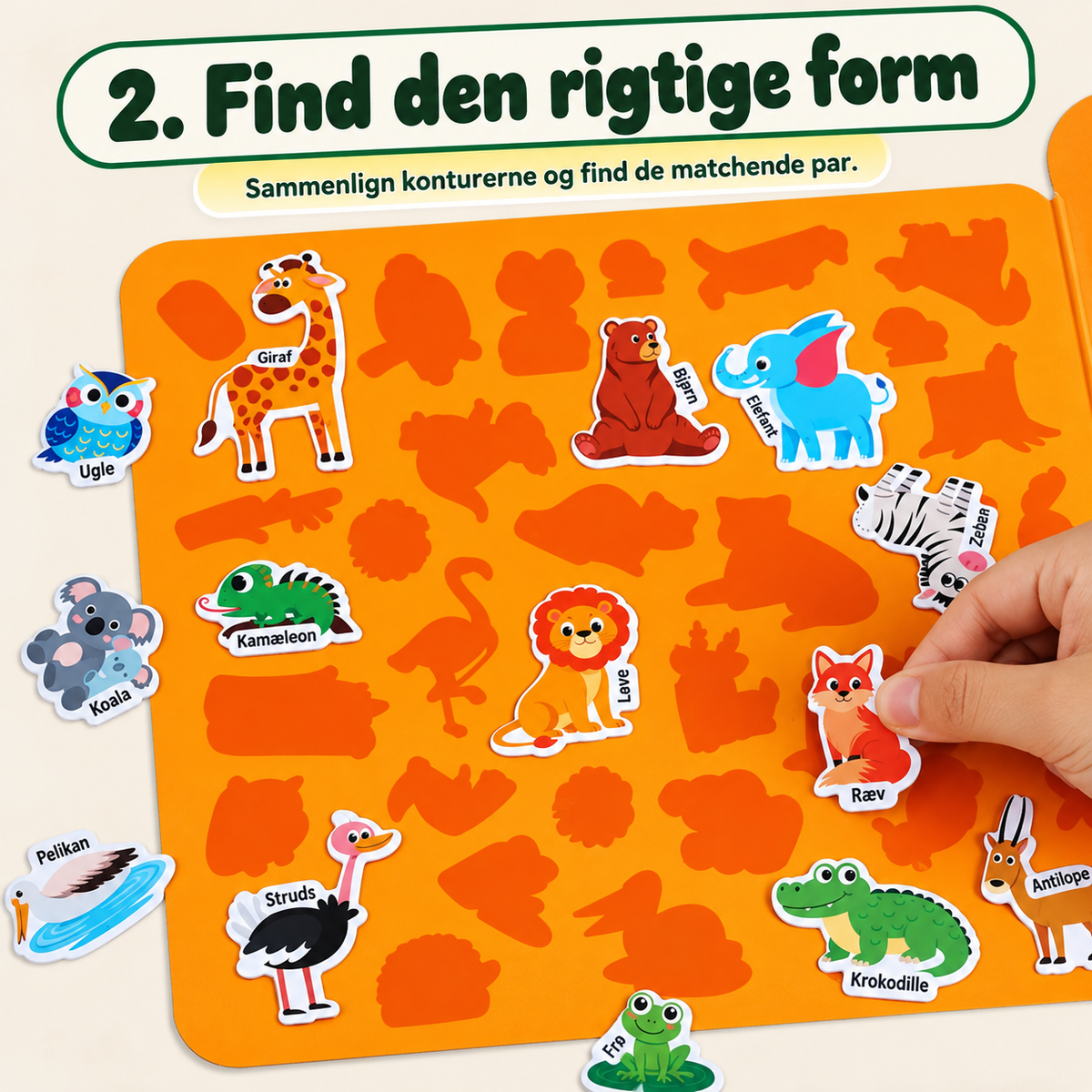 Kreativ Busy Book med genanvendelige klistermærker