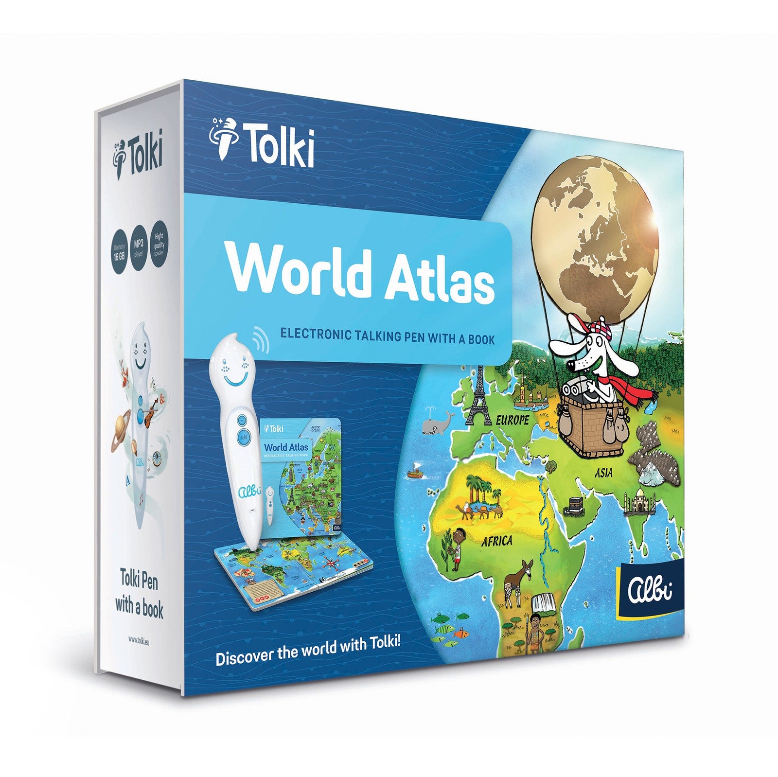 Tolki pen + World Atlas bog
