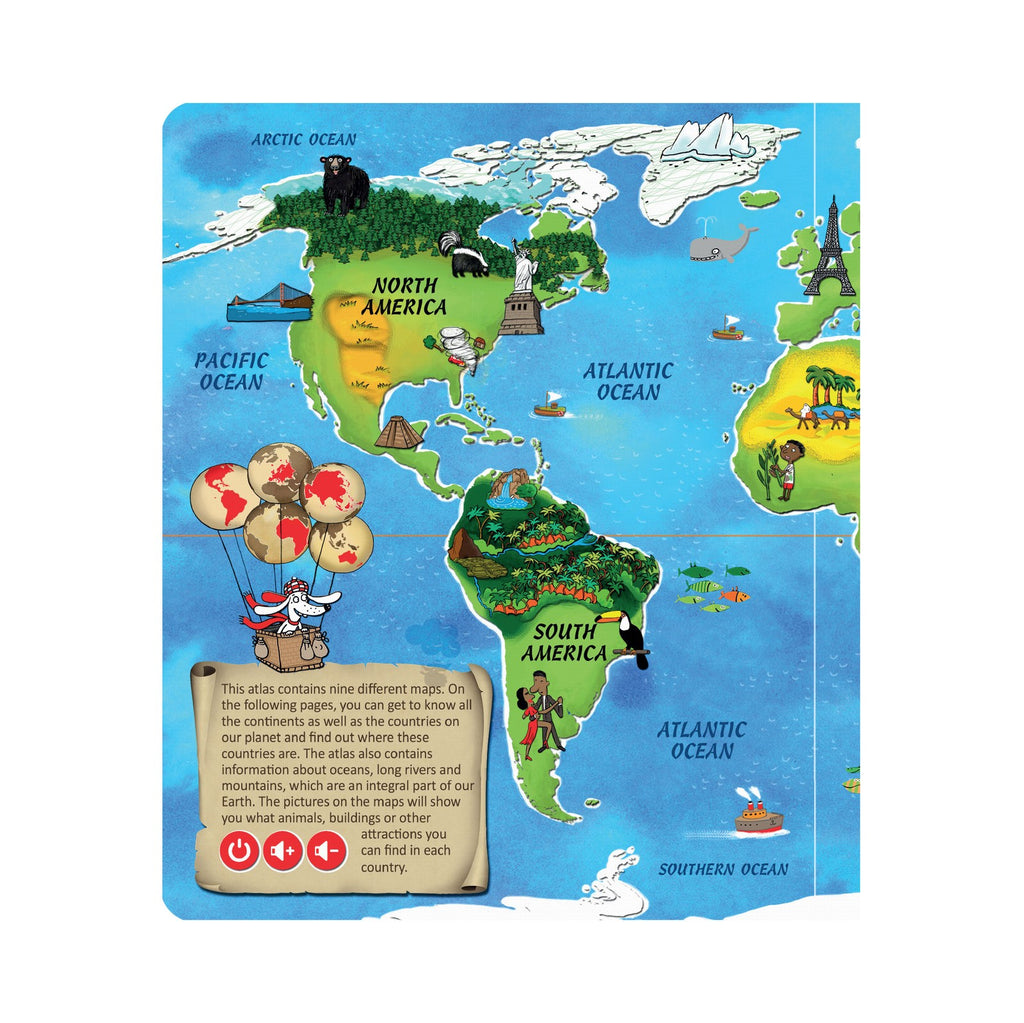 Tolki pen + World Atlas bog
